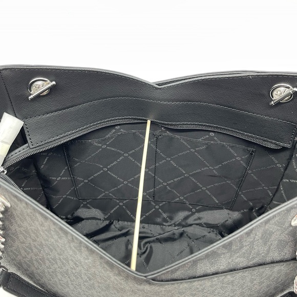 Michael Kors Large X Chain Shoulder Tote Bag & Double Zip Wallet Wristlet - Picture 7 of 13